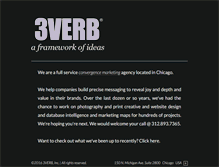 Tablet Screenshot of 3verb.com